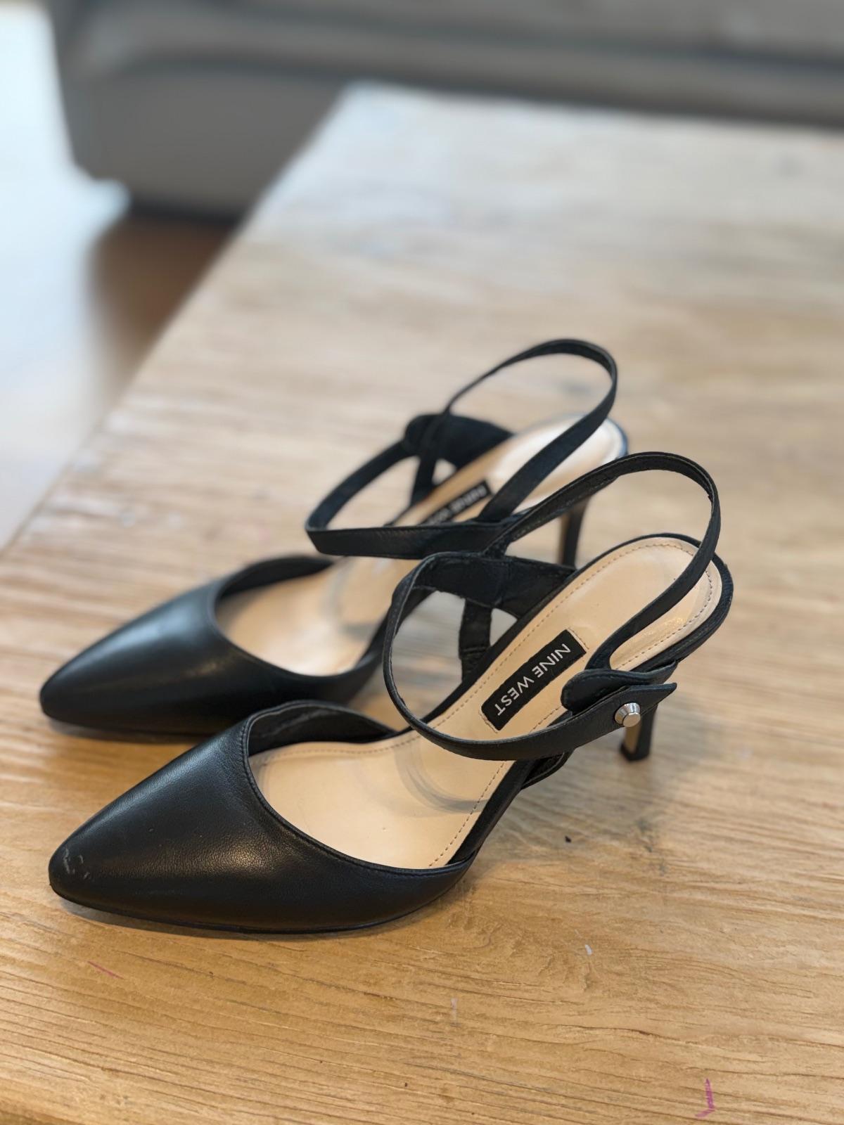 נעליים שחורות עם עקב - Nine West