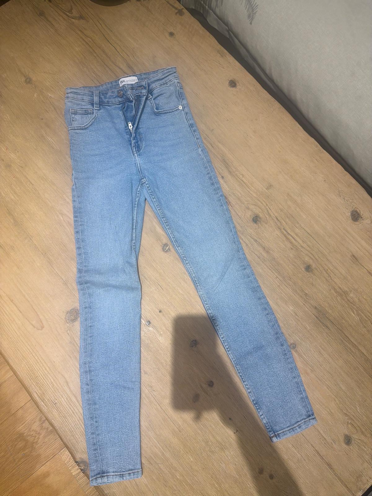ג'ינס סקיני כחול בהיר Zara - מידה 14 USA