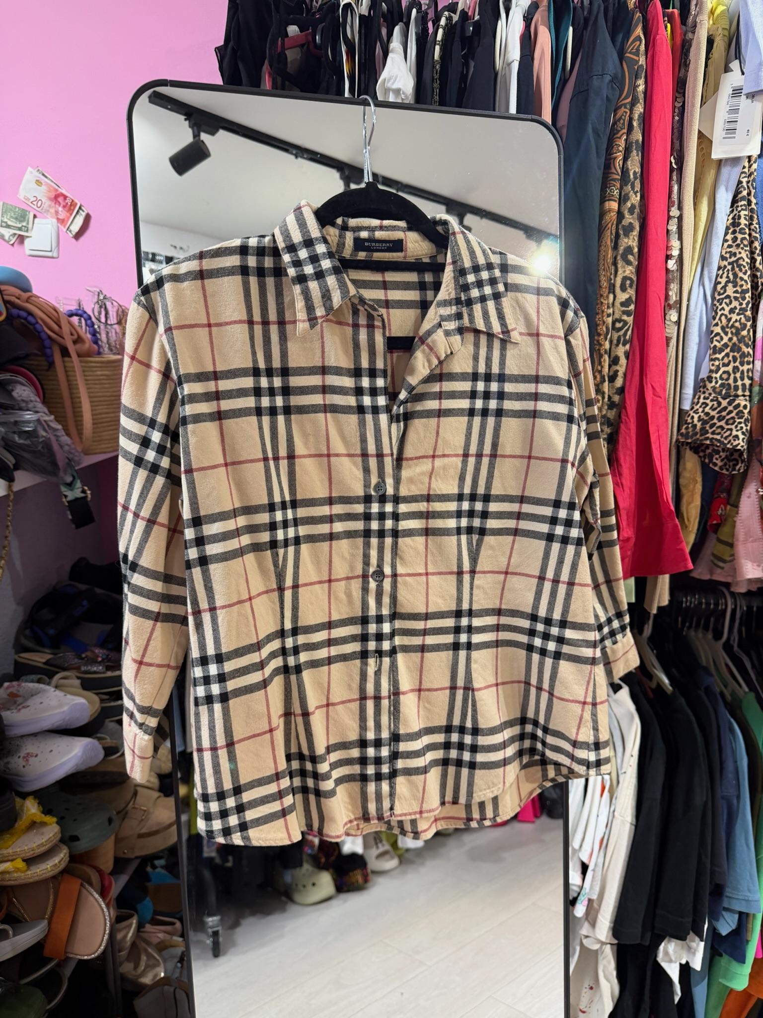 חולצת משבצות Burberry לונדון