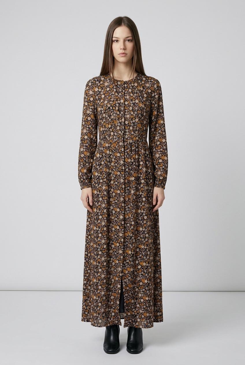 שמלת מקסי פרחונית Scotch & Soda