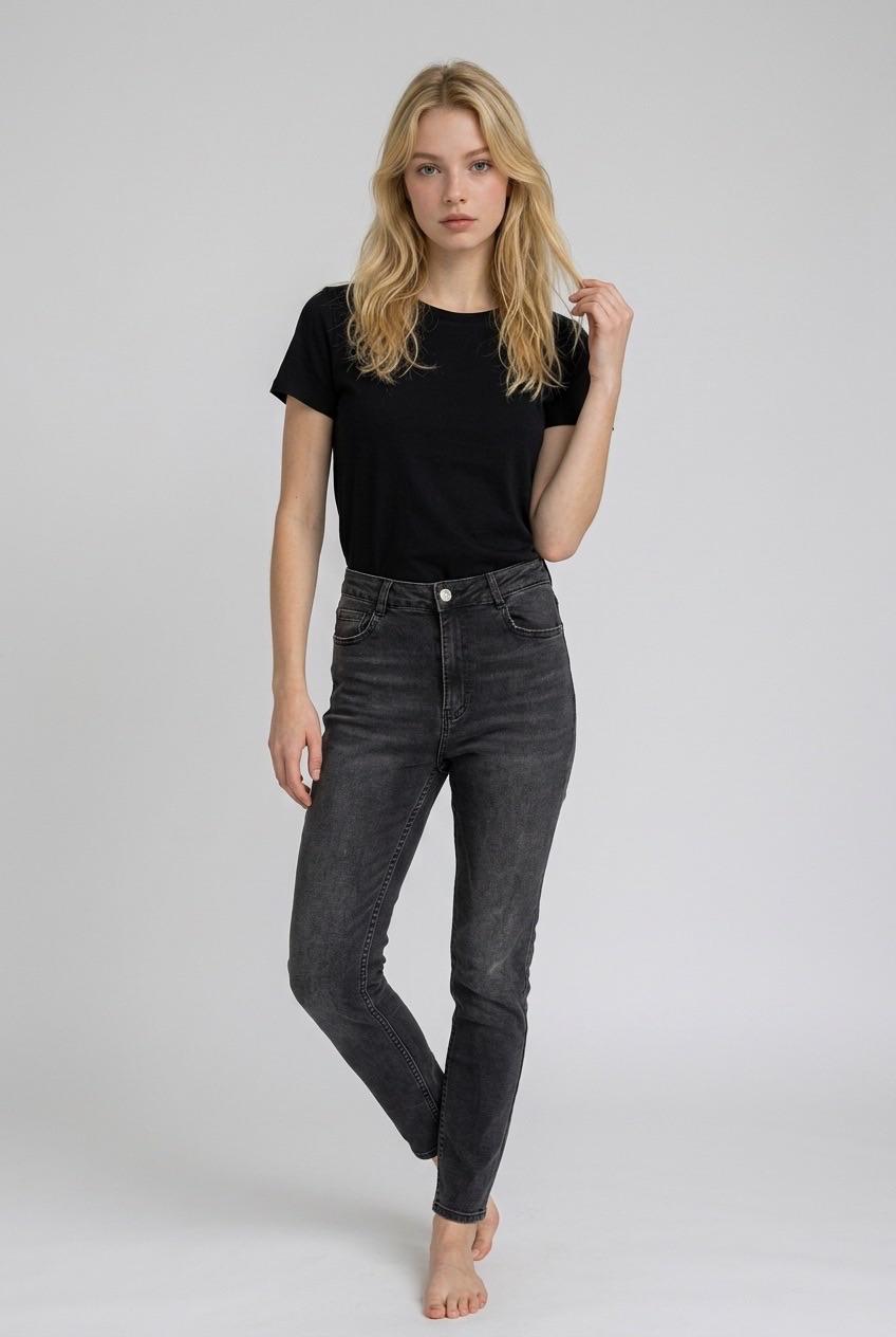 ג'ינס Zara אפור כהה