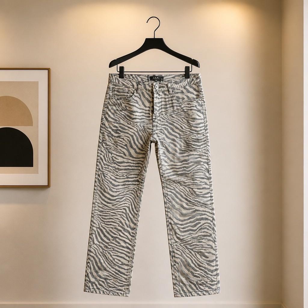 UTR Zebra Stripe Jeans