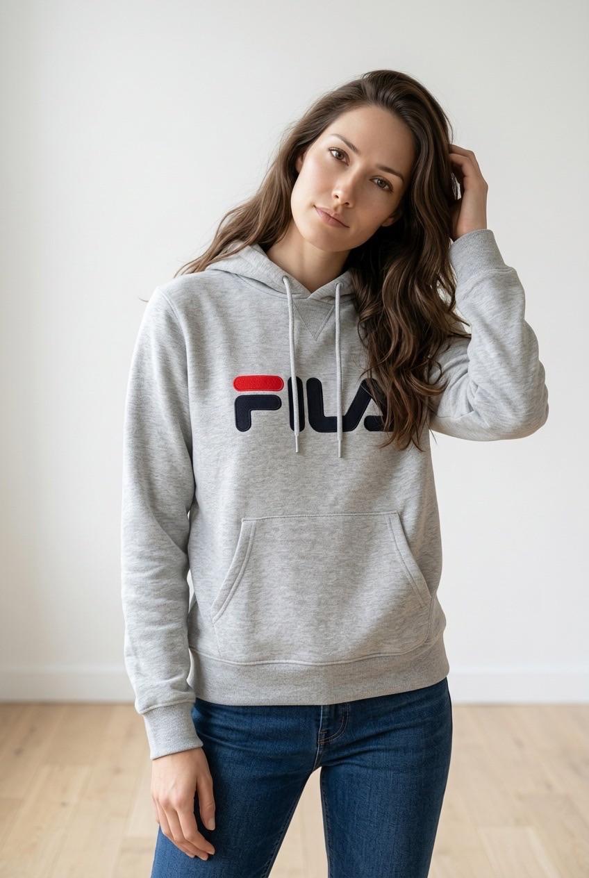 הודי FILA אפור בהיר